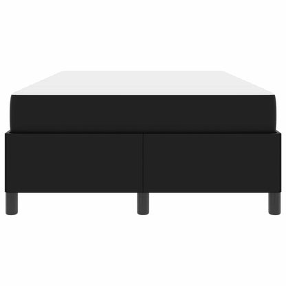 Bettrahmen mit Matratze Schwarz 120 x 190 cm Stoff