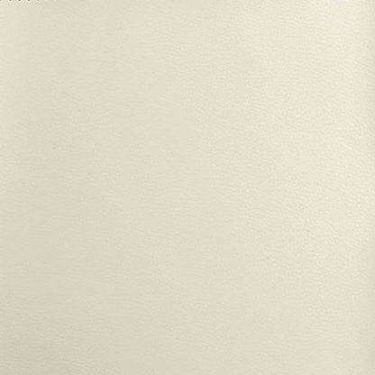 vidaXL Bettrahmen mit Matratze Creme 140 x 190 cm Stoff