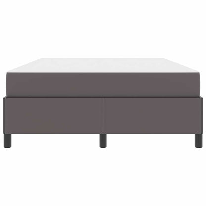 Bettrahmen mit Matratze Grau 160 x 200 cm Stoff