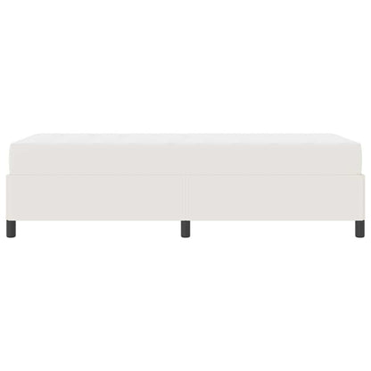 Bettrahmen mit Matratze Creme 90 x 200 cm Stoff