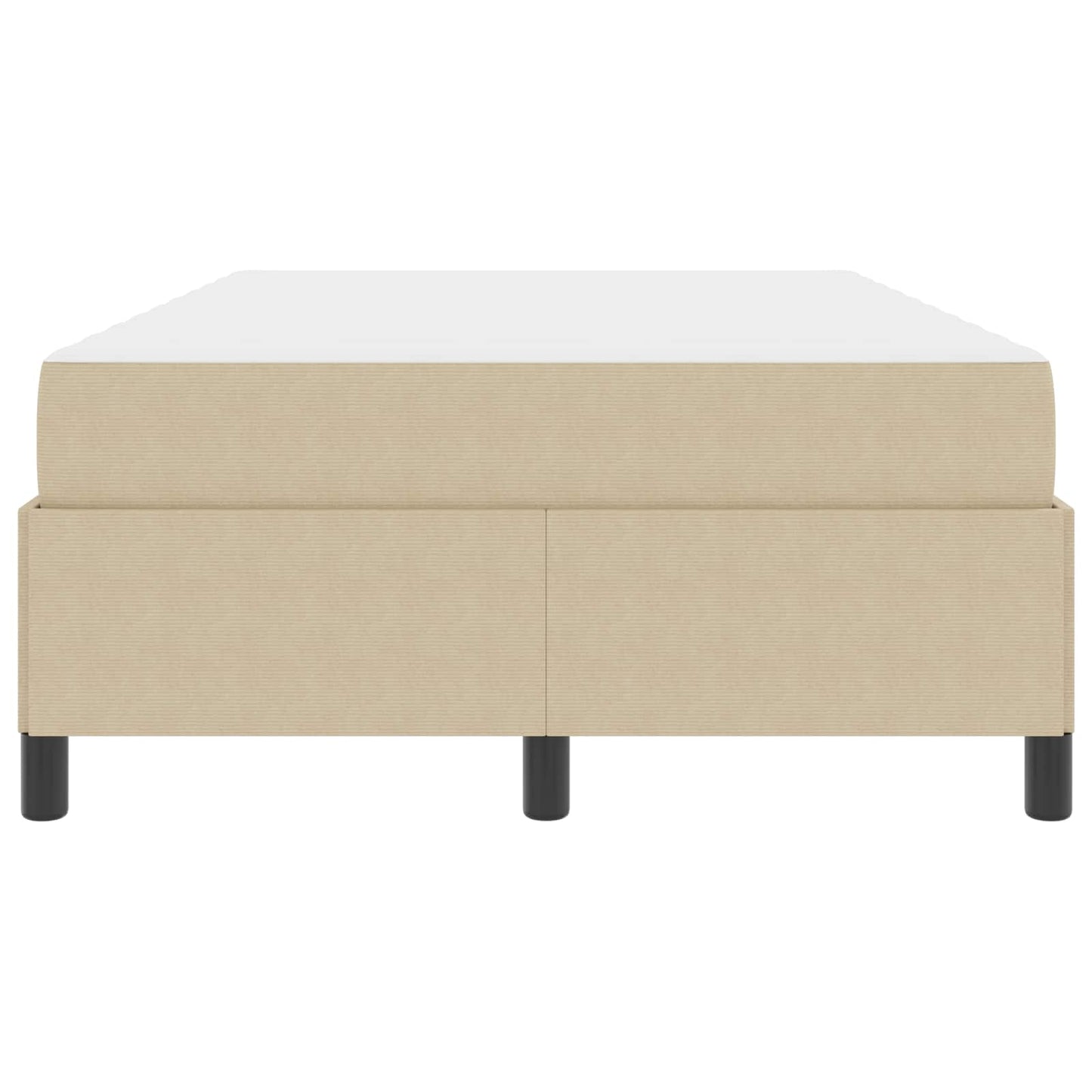 Bettrahmen mit Matratze Hellgrün-Grau 120 x 190 cm Stoff