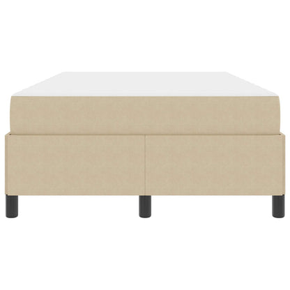 Bettrahmen mit Matratze Hellgrün-Grau 120 x 190 cm Stoff