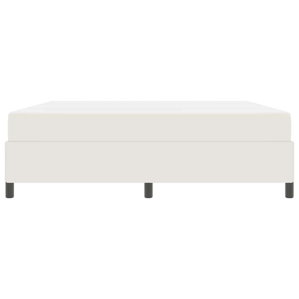 Bettrahmen mit Matratze Creme 180 x 200 cm Stoff