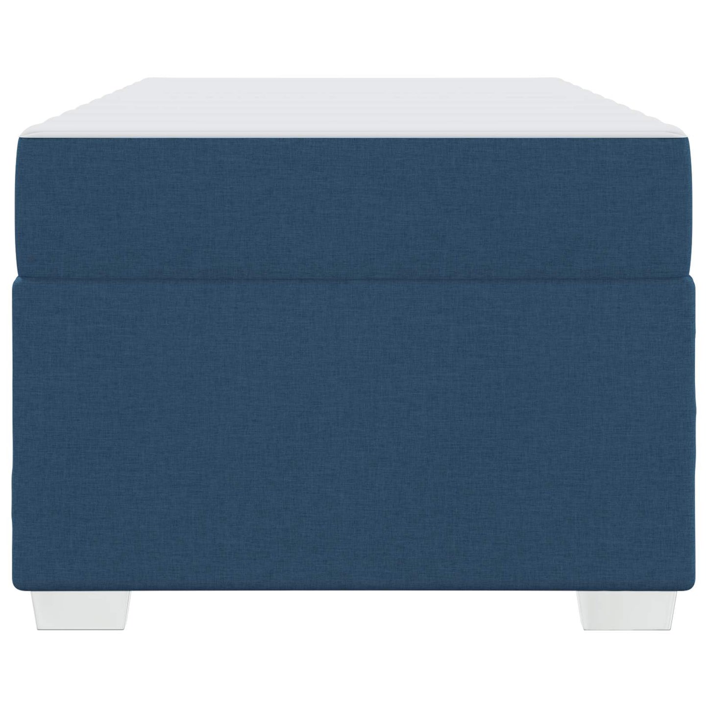 Bettrahmen mit Matratze Blau 80 x 200 cm Stoff