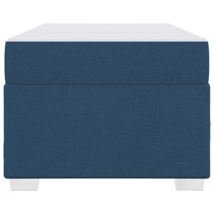 Bettrahmen mit Matratze Blau 80 x 200 cm Stoff