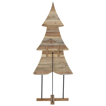 Weihnachtsbaum mit Ständer Braun 181,5 cm Massivholz Teak