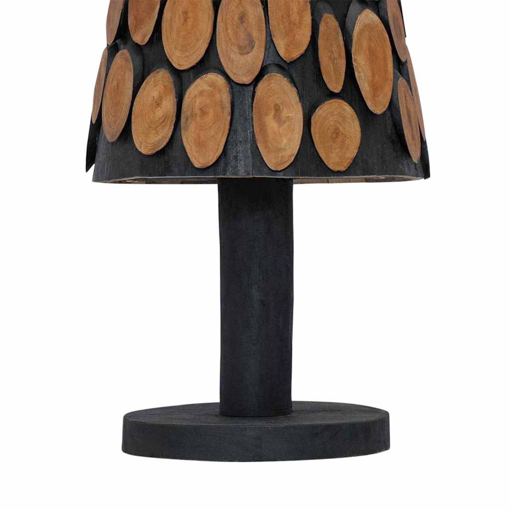 vidaXL Weihnachtsbaum mit Ständer Braun 120 cm Massivholz Teak