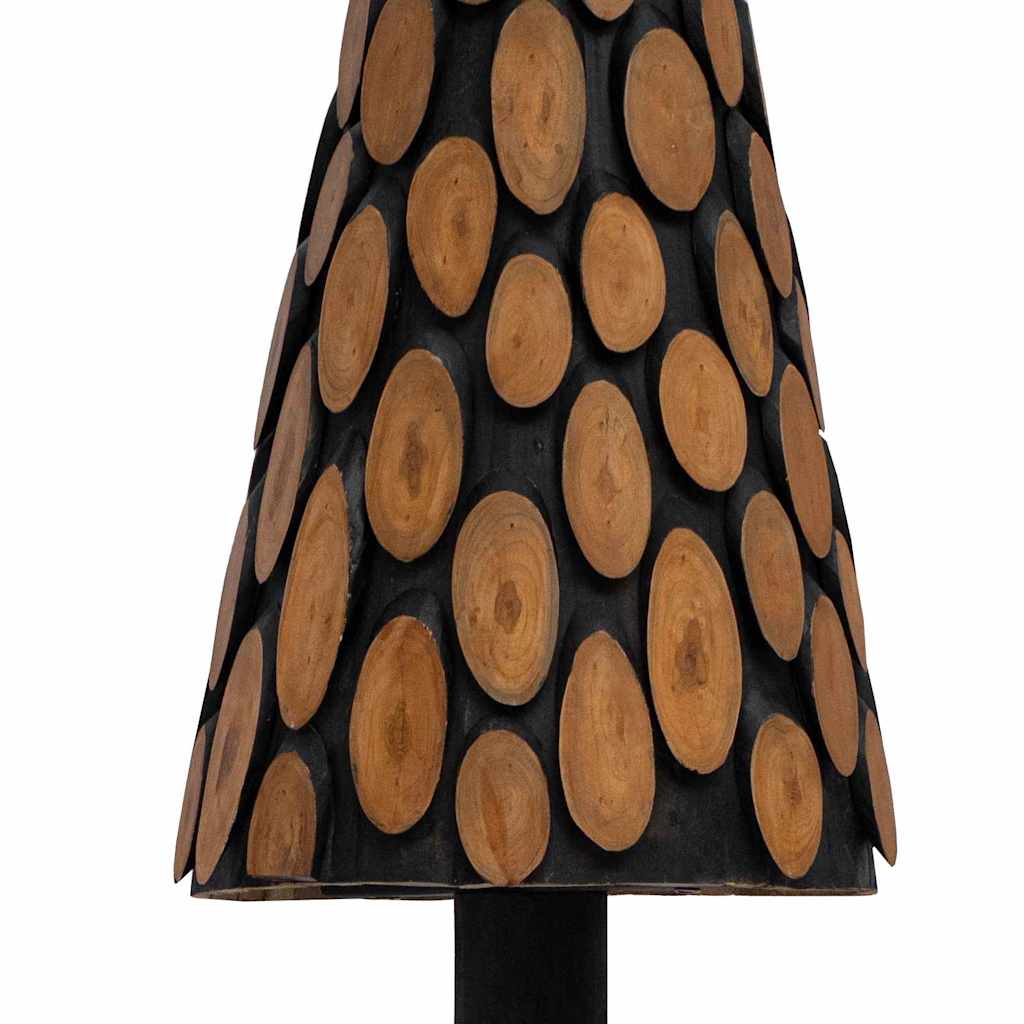 Weihnachtsbaum mit Ständer Braun 149 cm Massivholz Teak