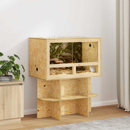 Terrarium Braun 80 x 50 x 100 cm OSB