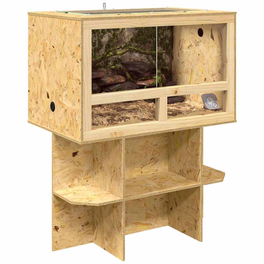 Terrarium Braun 80 x 50 x 100 cm OSB