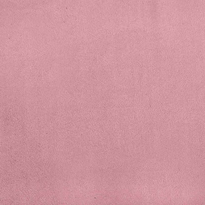 vidaXL Bettgestell mit Matratze mit Matratze 2 pcs Rosa Samt