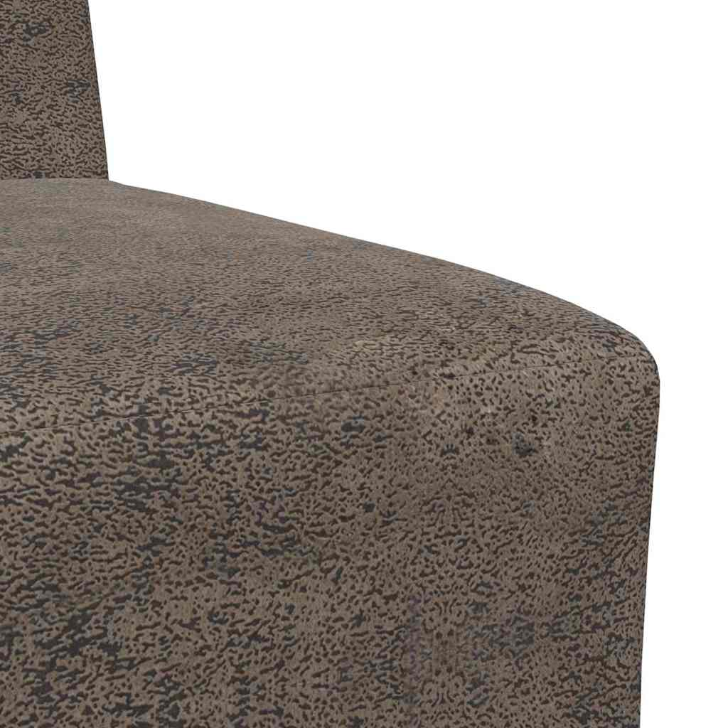 vidaXL Modulares Armfreies Sofa 2 pcs Dunkelgrau 55 x 74 x 82 cm