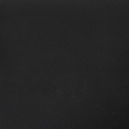 vidaXL Canapé modulaire sans accoudoirs 3 pcs Noir 55 x 74 x 82 cm