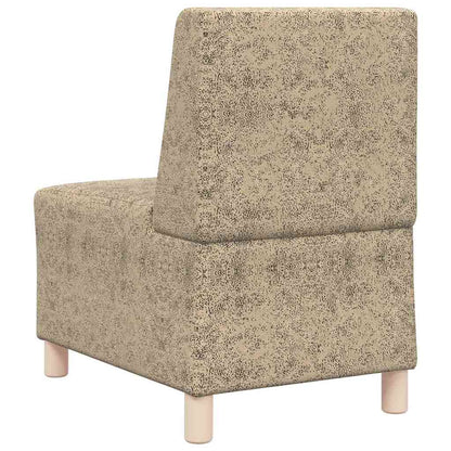 Modulares Armfreies Sofa 3 pcs Hellgrau 55 x 74 x 82 cm