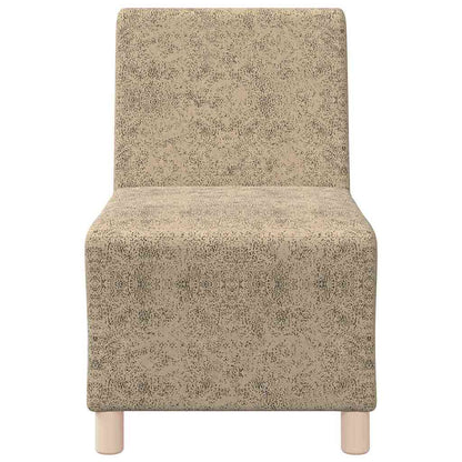 Modulares Armfreies Sofa 3 pcs Hellgrau 55 x 74 x 82 cm