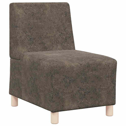 vidaXL Modulares Armfreies Sofa 3 pcs Dunkelgrau 55 x 74 x 82 cm