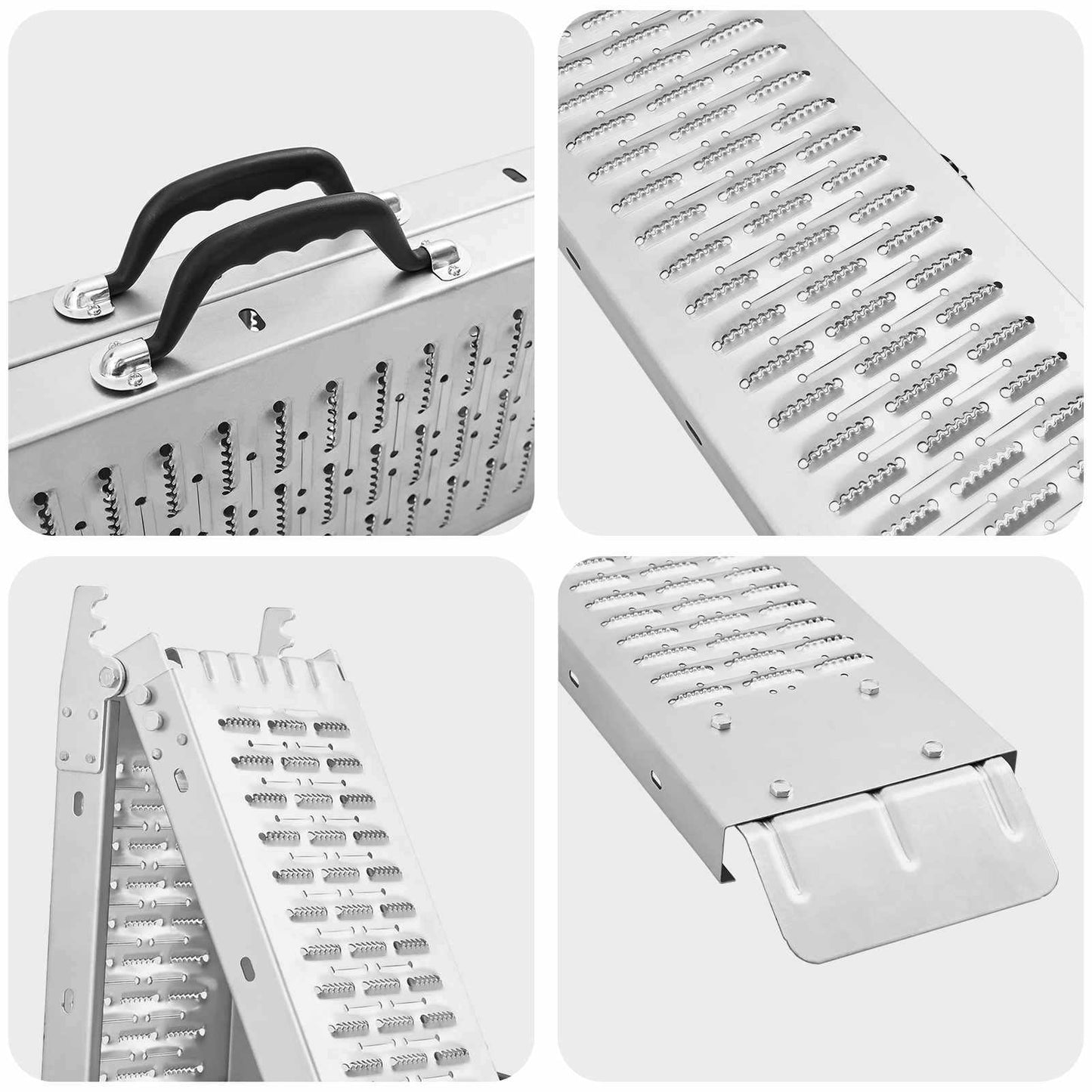 Faltbare Rampe 200kg pro Rampe 2 pcs Silber 166 x 23 x 4,5 cm