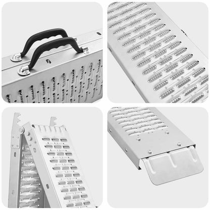 Faltbare Rampe 200kg pro Rampe 2 pcs Silber 166 x 23 x 4,5 cm