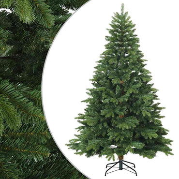 vidaXL Künstlicher klappbarer Weihnachtsbaum mit Ständer Grün 180 cm