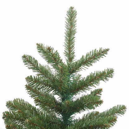 vidaXL Künstlicher klappbarer Weihnachtsbaum Grün 240 cm PVC, Stahl