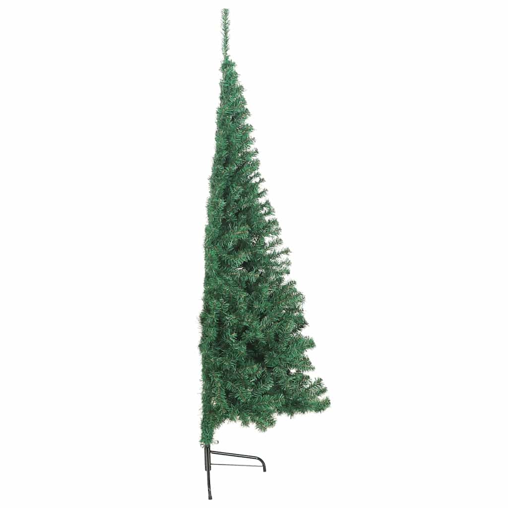 vidaXL Künstlicher vorbeleuchteter Weihnachtsbaum Grün 240 cm PVC