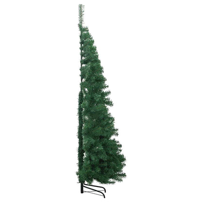 Eckiger künstlicher Weihnachtsbaum Grün 180 cm PVC und Metall