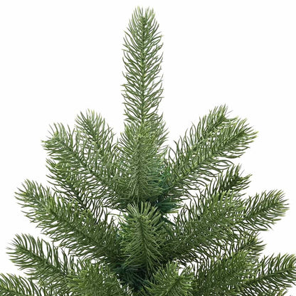 vidaXL Künstlicher Weihnachtsbaum mit 150 LEDs Grün 120 cm PE und PVC