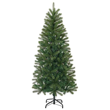 vidaXL Künstlicher Weihnachtsbaum mit 150 LEDs Grün 120 cm PE und PVC