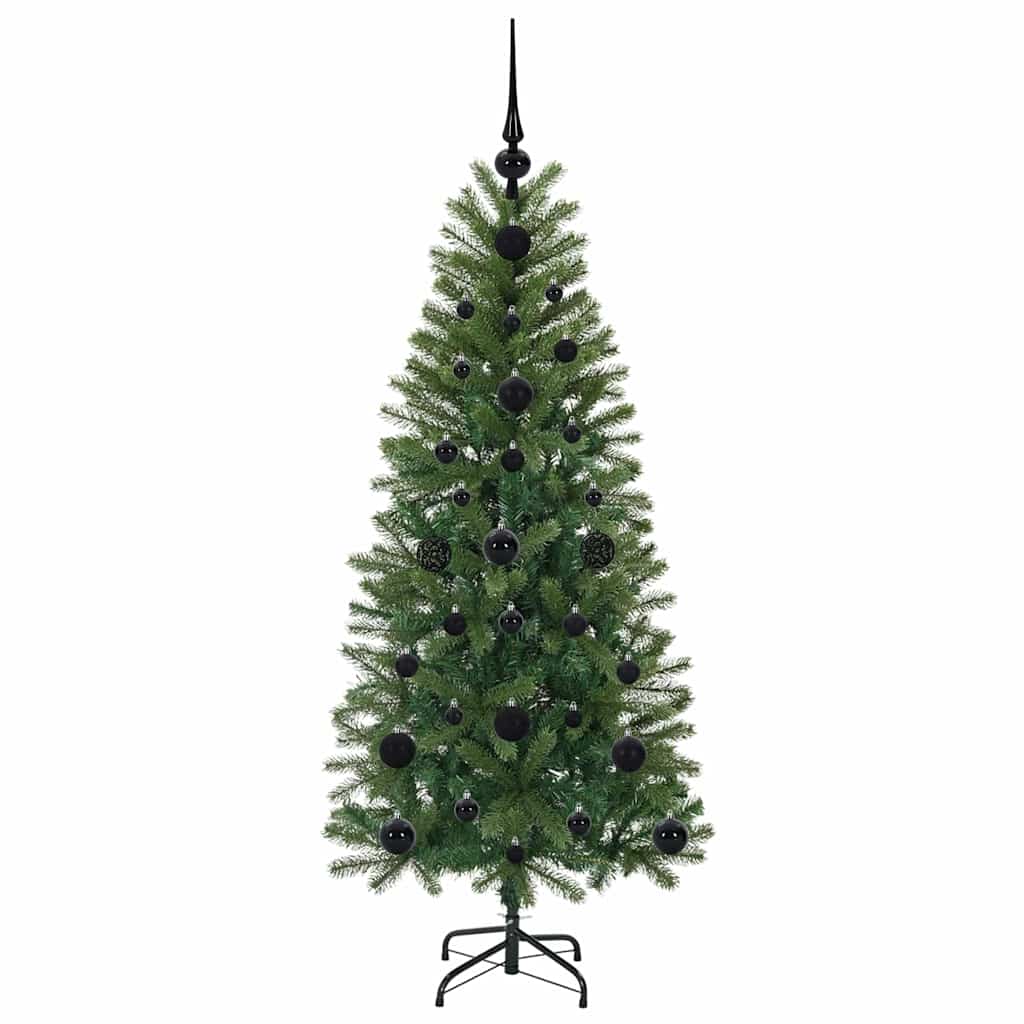 Künstlicher Weihnachtsbaum mit 150 LEDs Grün 120 cm PE und PVC