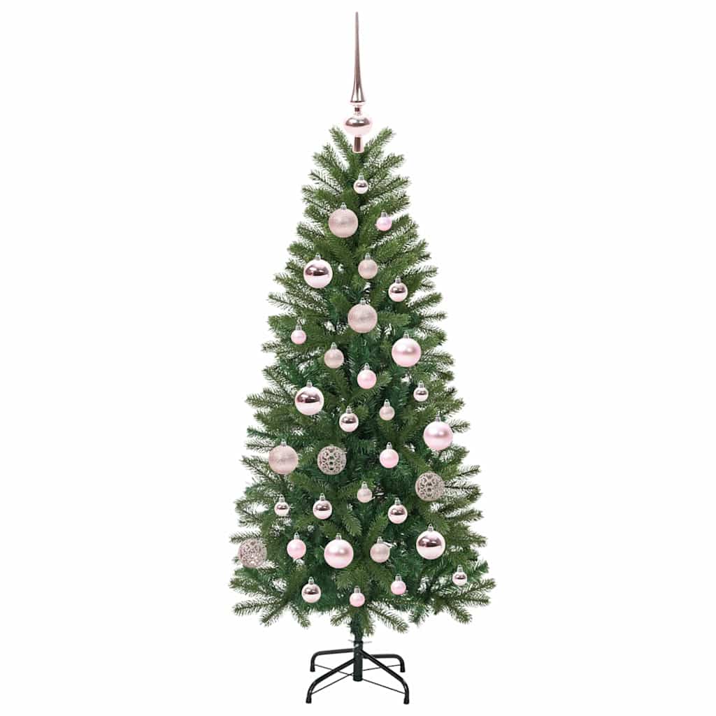 Künstlicher Weihnachtsbaum mit 150 LEDs Grün 120 cm PE und PVC