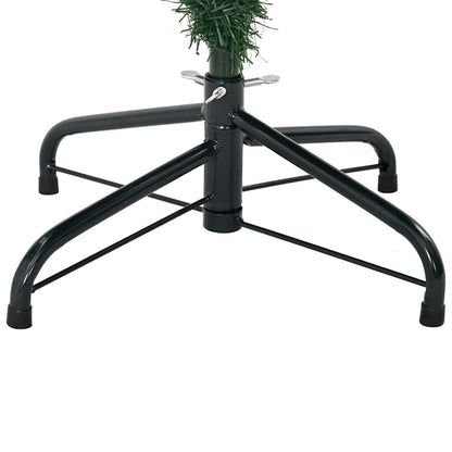 vidaXL Künstlicher Weihnachtsbaum mit 150 LEDs Grün 120 cm PE und PVC