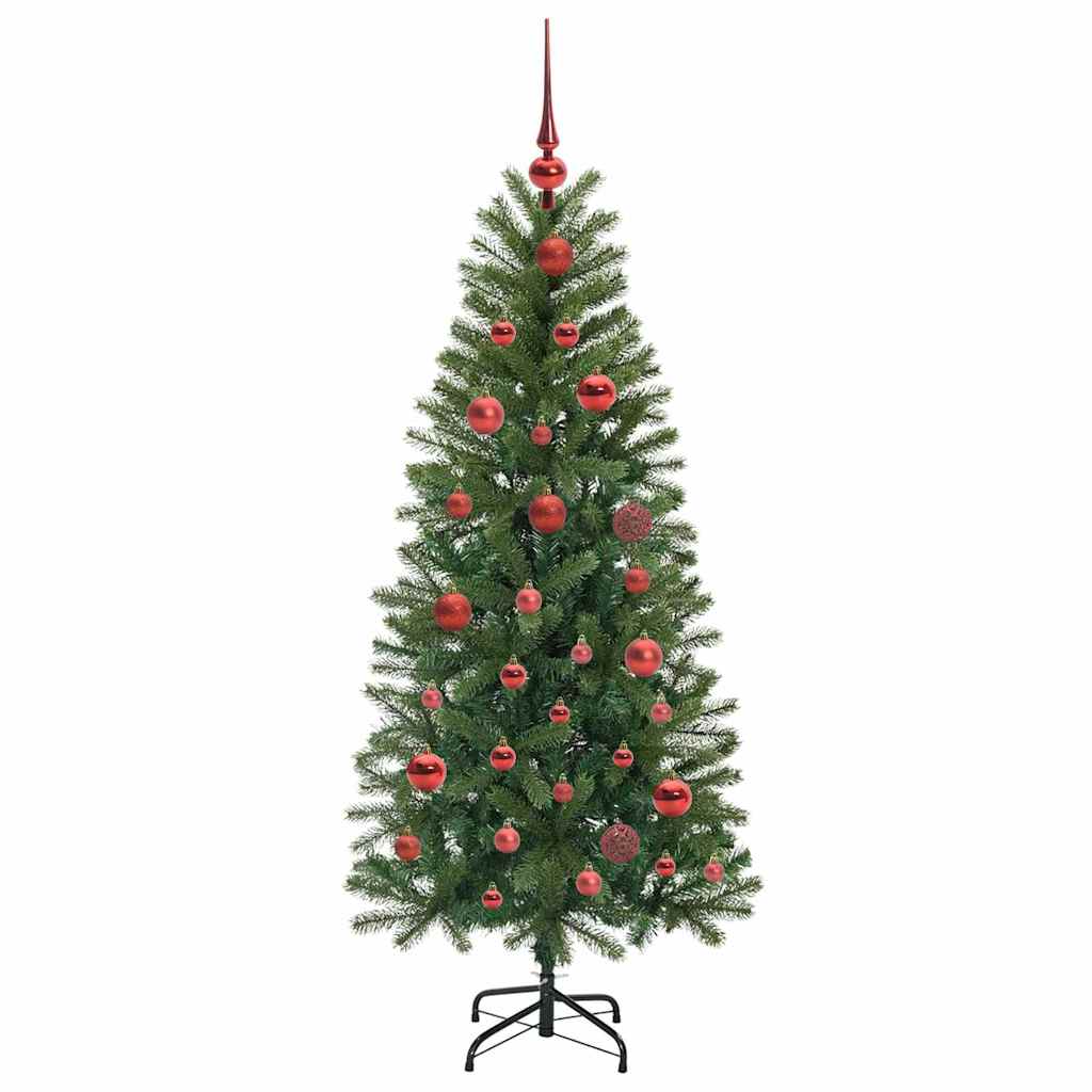 vidaXL Künstlicher Weihnachtsbaum mit 150 LEDs Grün 150 cm PE und PVC