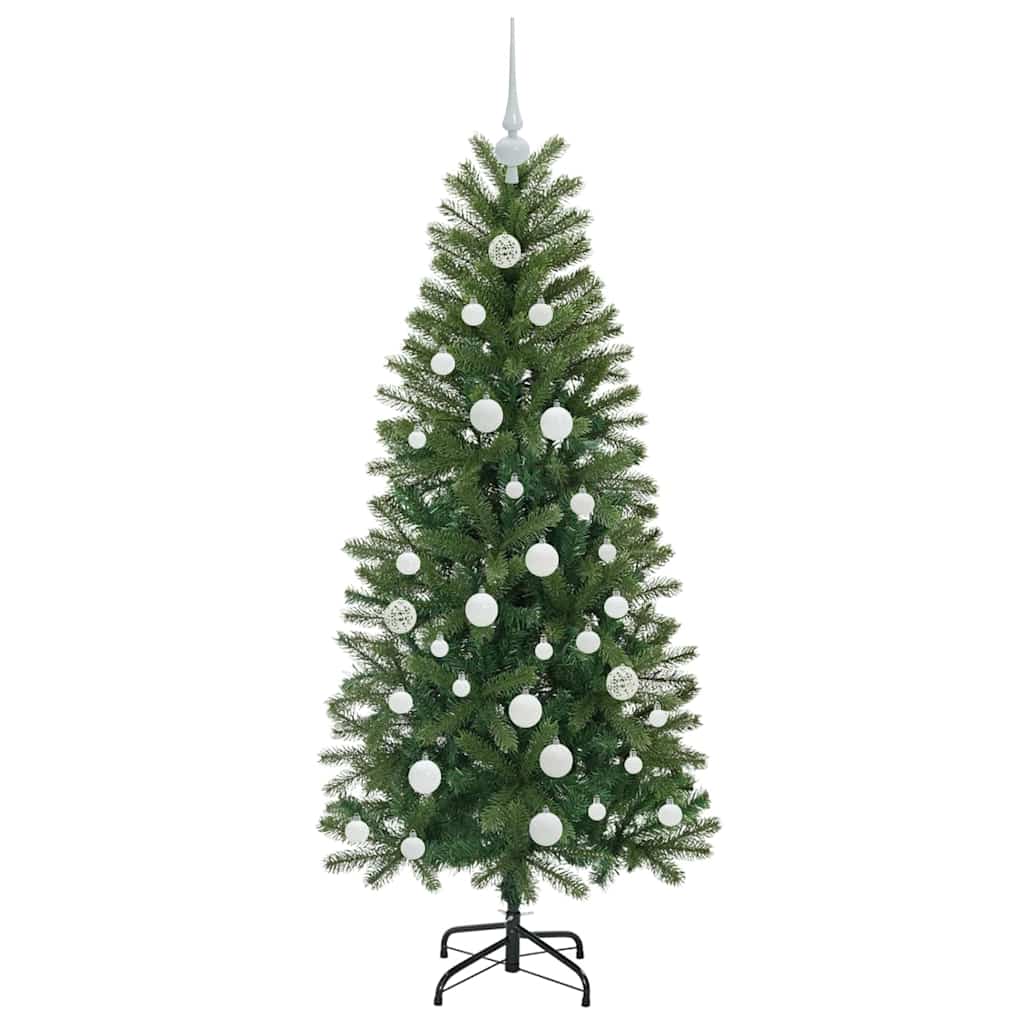 vidaXL Künstlicher Weihnachtsbaum mit 150 LEDs Grün 150 cm PE und PVC