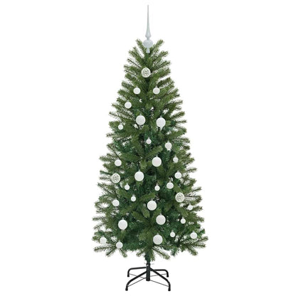 vidaXL Künstlicher Weihnachtsbaum mit 150 LEDs Grün 150 cm PE und PVC