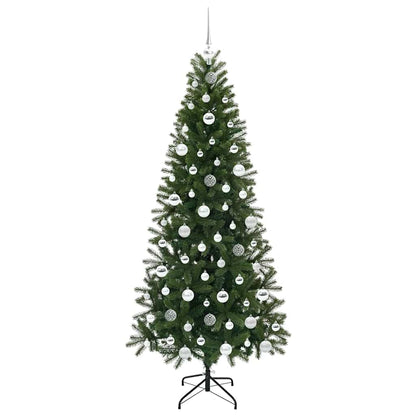vidaXL Künstlicher Weihnachtsbaum mit 300 LEDs Grün 180 cm PE und PVC