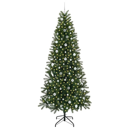 vidaXL Künstlicher Weihnachtsbaum mit 300 LEDs Grün 240 cm PE und PVC