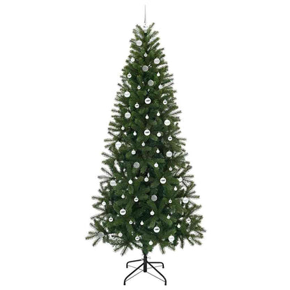 vidaXL Künstlicher Weihnachtsbaum mit 300 LEDs Grün 240 cm PE und PVC