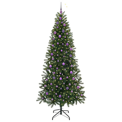 vidaXL Künstlicher Weihnachtsbaum mit 300 LEDs Grün 240 cm PE und PVC
