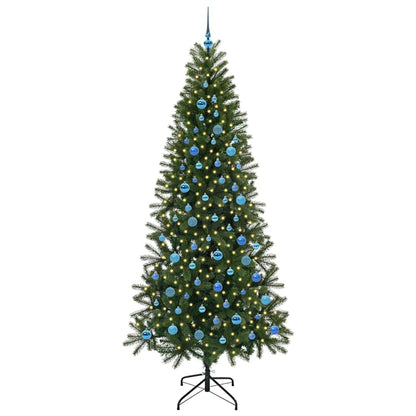 vidaXL Künstlicher Weihnachtsbaum mit 300 LEDs Grün 240 cm PE und PVC