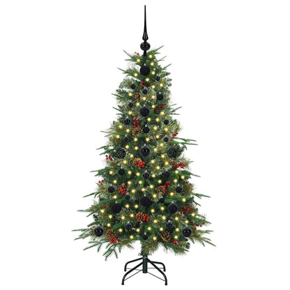 Künstlicher klappbarer Weihnachtsbaum Grün 120 cm PE und PVC