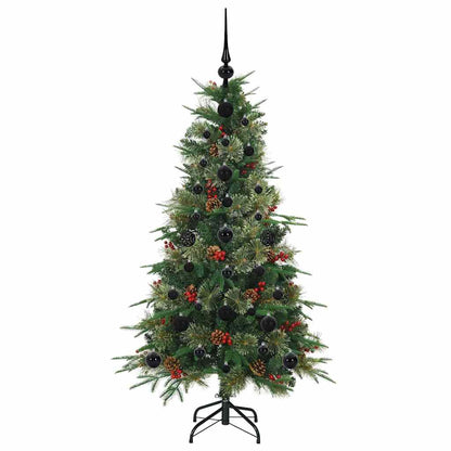 Künstlicher klappbarer Weihnachtsbaum Grün 120 cm PE und PVC