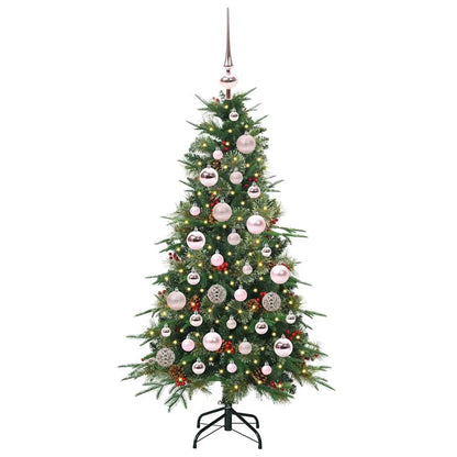 Künstlicher klappbarer Weihnachtsbaum Grün 120 cm PE und PVC