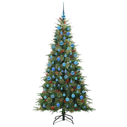 Künstlicher klappbarer Weihnachtsbaum Grün 180 cm PE und PVC
