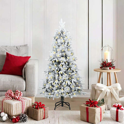 vidaXL Künstlicher klappbarer Weihnachtsbaum Grün 120 cm PE und PVC