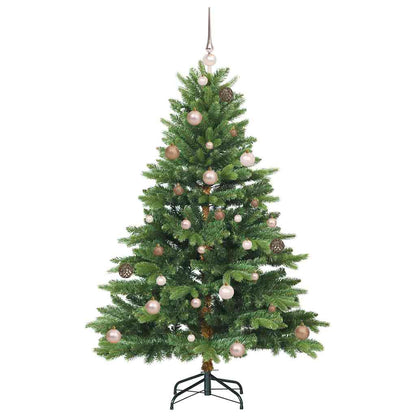 vidaXL Künstlicher Weihnachtsbaum mit 150 LEDs Grün 150 cm PE und PVC