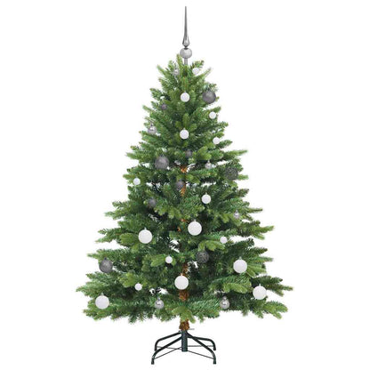 vidaXL Künstlicher Weihnachtsbaum mit 150 LEDs Grün 150 cm PE und PVC
