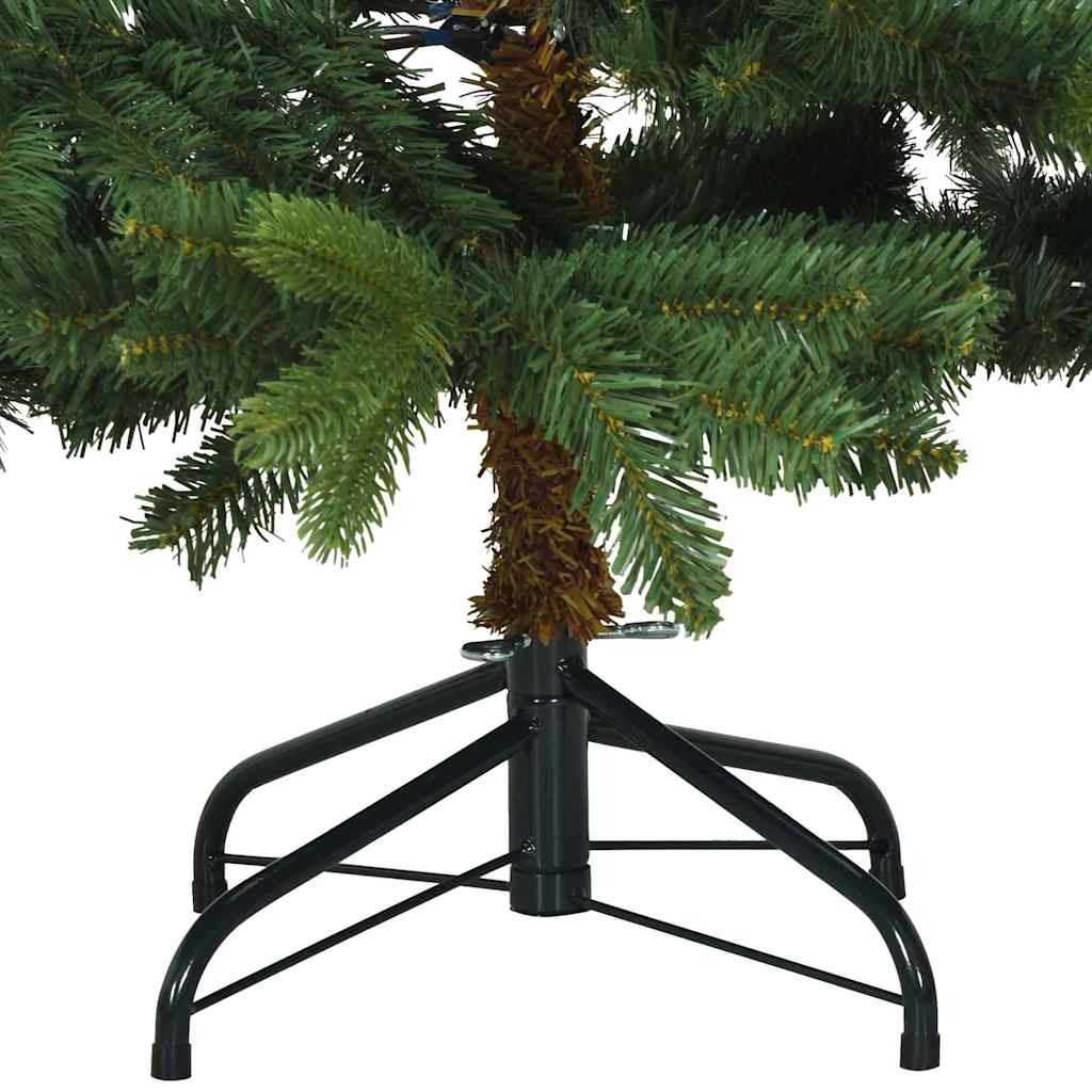 vidaXL Künstlicher Weihnachtsbaum mit 150 LEDs Grün 150 cm PE und PVC