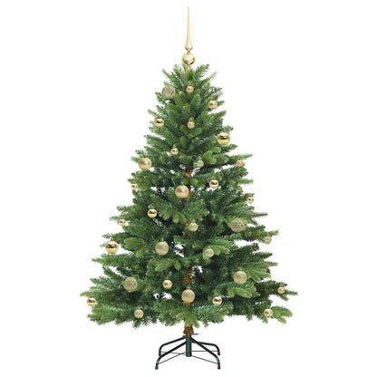 vidaXL Künstlicher Weihnachtsbaum mit 150 LEDs Grün 150 cm PE und PVC