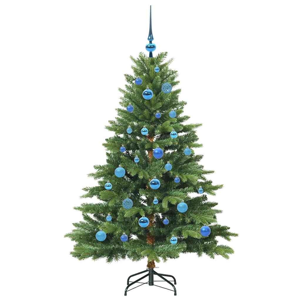 vidaXL Künstlicher Weihnachtsbaum mit 150 LEDs Grün 150 cm PE und PVC