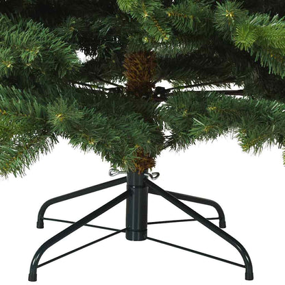 vidaXL Künstlicher Weihnachtsbaum mit 300 LEDs Grün 210 cm PE und PVC